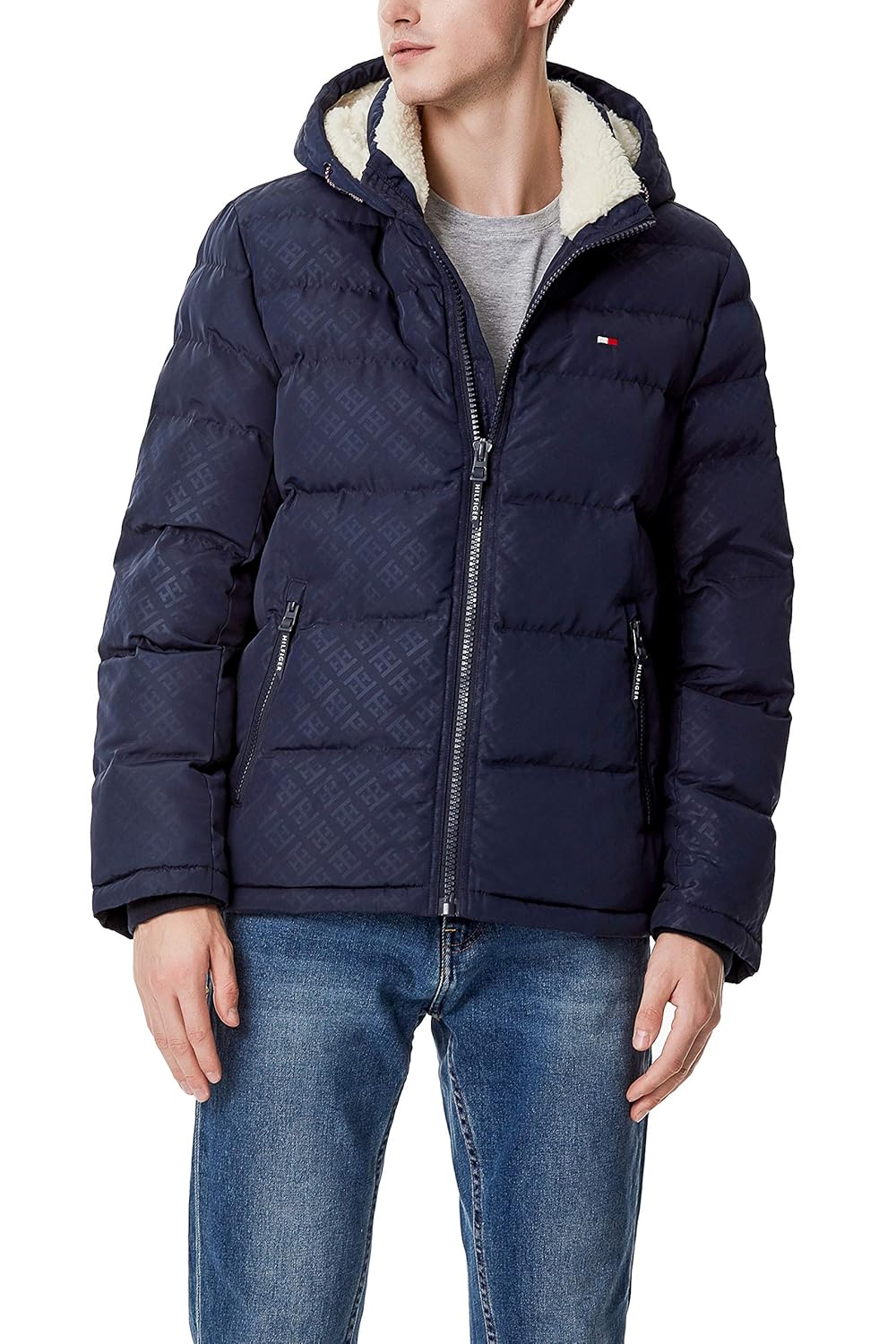 Buy TOMMY HILFIGER Men's Insulated Midlength Quilted Puffer Jacket with Fixed Hood at Amazon.in