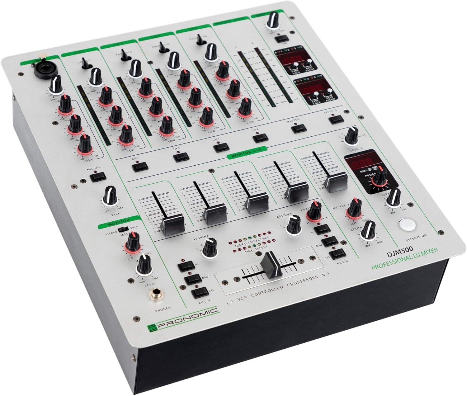 DJMixer a 5 canali con Auto BPM Counter Pronomic DJM200 Amazon.it