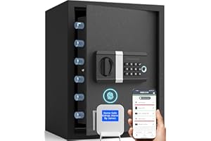 FORFEND SECURITY FORFEND Smart Home Safe | WiFi Safe Box App Lock/Alarm | Voice Command, Kidnap Alarm, Tamper Detect, Frozen Mode, Sub Account| Digital Safe Anti Theft