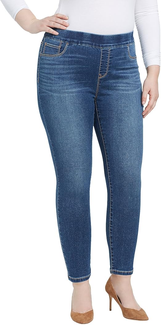 Bandolino Women's Plus Size Thea Pull on Jegging at Amazon Women's