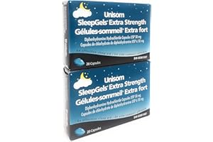 2 Pack Unisom ExtraStrength Sleepgels 20s ((A total of 40 Sleepgels)