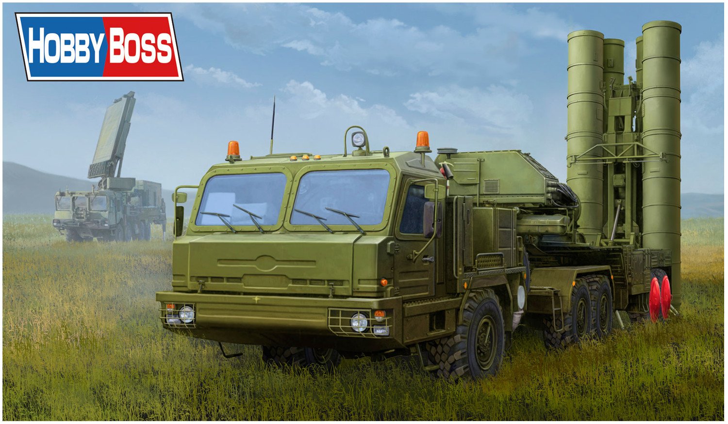 Hobbyboss 1:35 - Russian BAZ-64022 w/ 5P85TE2 TEL S-400
