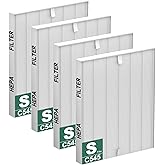Improvedhand C545 Replacement Filter S Compatible with Winix C545 Air Purifier, True HEPA High Efficiency, Grade H13, Replaces Filter S 1712-0096-00 4PACK