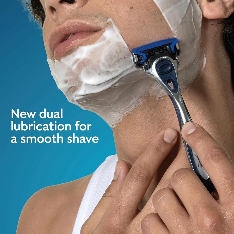 Recargas de navalha Hydro 5 masculinas, embalar 4 unidades