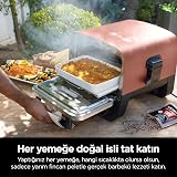 Ninja Woodfire 8-in-1 Electric Pizza Oven Rotisserie Smoker BBQ Dark Orange view 7