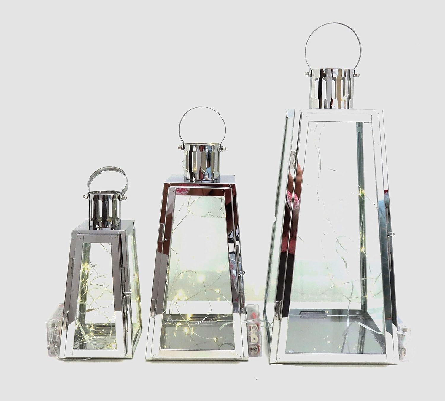 luces led triangular chapado