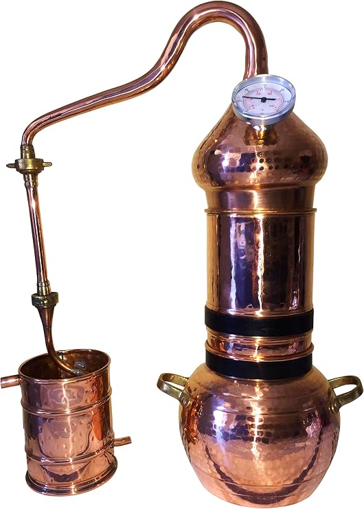 Amazon 3L Premium Flip Top Column Alembic Still With Thermometer 