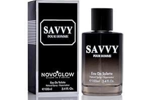 NOVOGLOW Salvage for Men 3.4 Oz Men's Eau De Toilette Spray Refreshing & Warm Masculine Scent for Daily Use Men's Casual Cologne Great Holiday Gift Smell Fresh All Day A Gift for Any Occasion