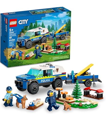 Amazon.com: LEGO City Police Dog School 60369 Toy Blocks, Present