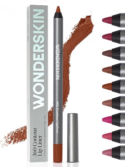 Wonderskin 360 Contour Lip Liner Nutmeg Brown Waterproof Long Lasting