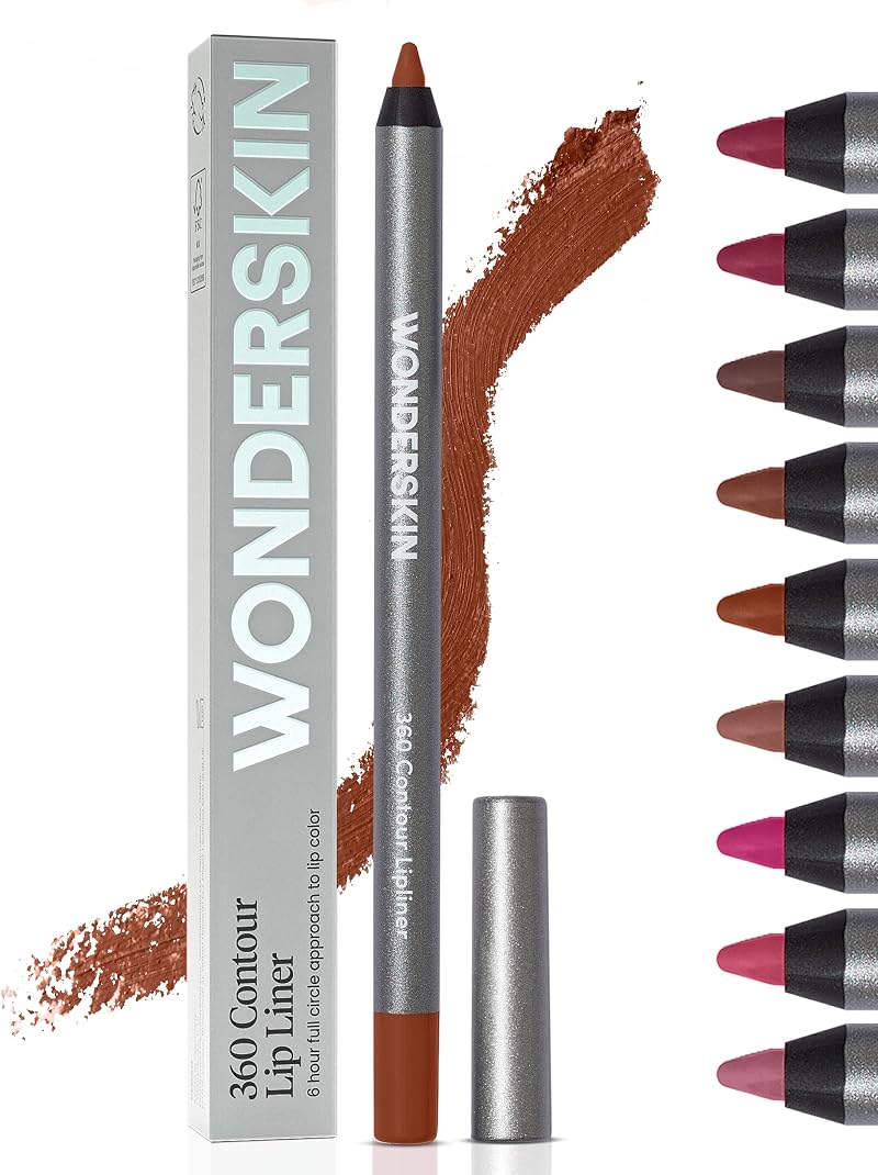 Wonderskin 360 Contour Lip Liner Nutmeg Brown Waterproof Long Lasting