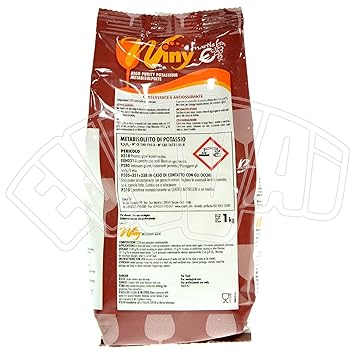 Kaliumdisulfit für die Schwefelung von Wein, 1 kg Packung