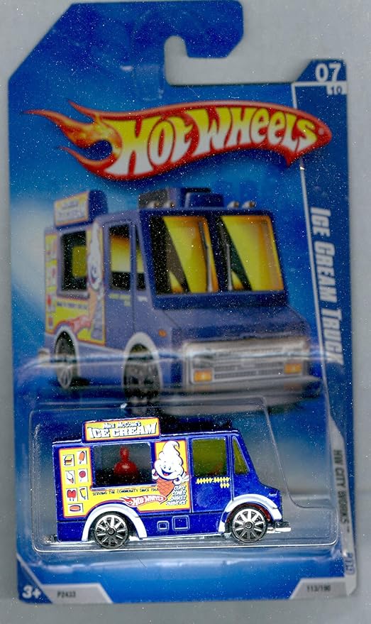 blue ice cream truck toy