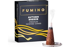 Fumino® Autumn Breeze Fresh Incense Cones 20 per Box Masala Agarbatti Joss Scent Fragrance for Relaxation and Meditation, Home and House Decor