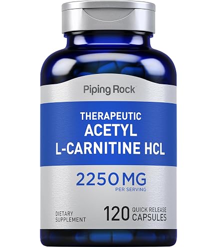 piping rock acetyl l carnitine Amazon.com: Piping Rock Acetyl L-Carnitine HCL | 500 mg | 200 Powder  Capsules