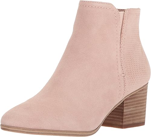 light pink ankle boots