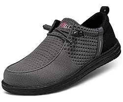 LARNMERN Slip On Steel Toe Loafers Women Work