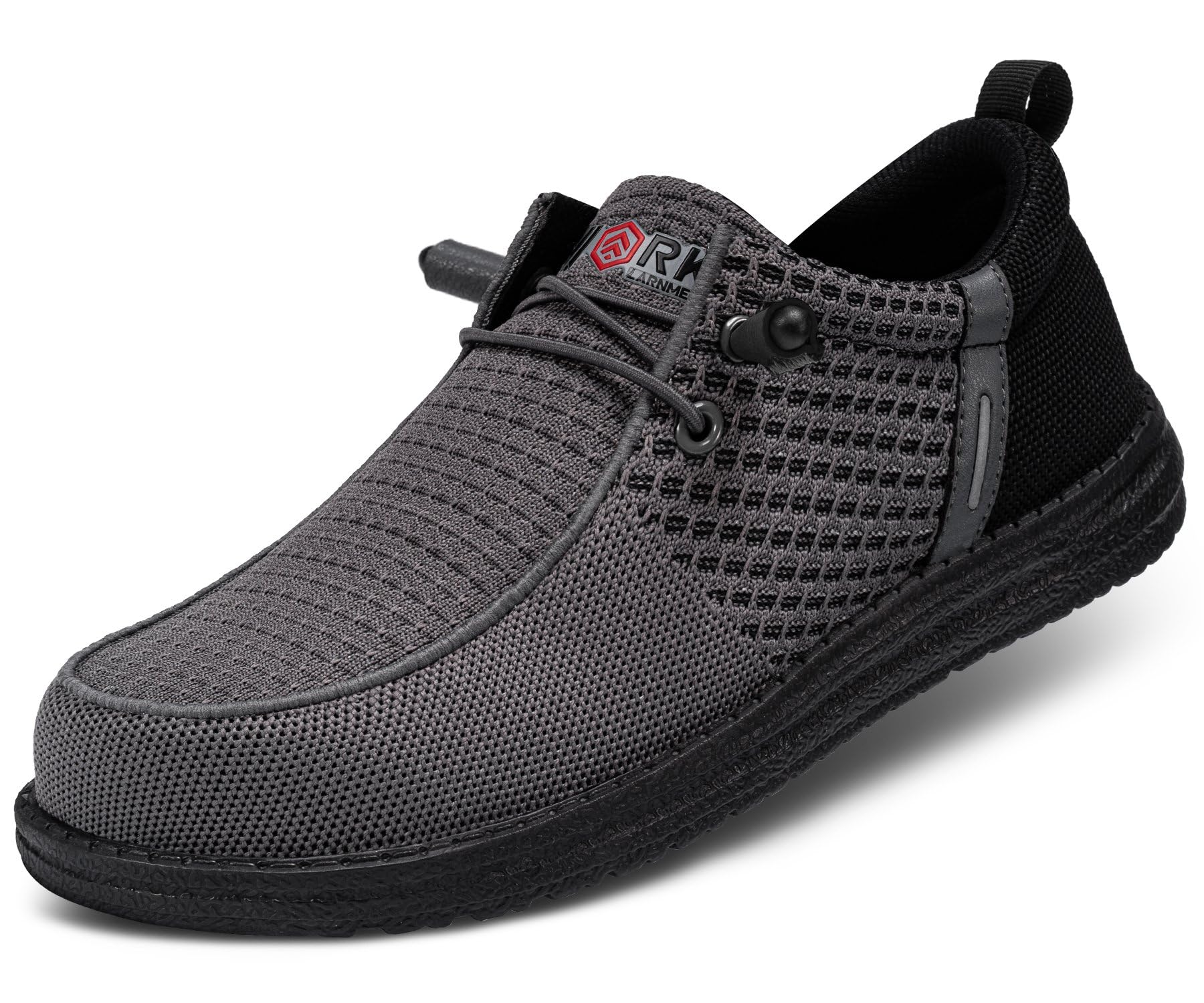 LARNMERN Slip On Steel Toe Loafers Women Work