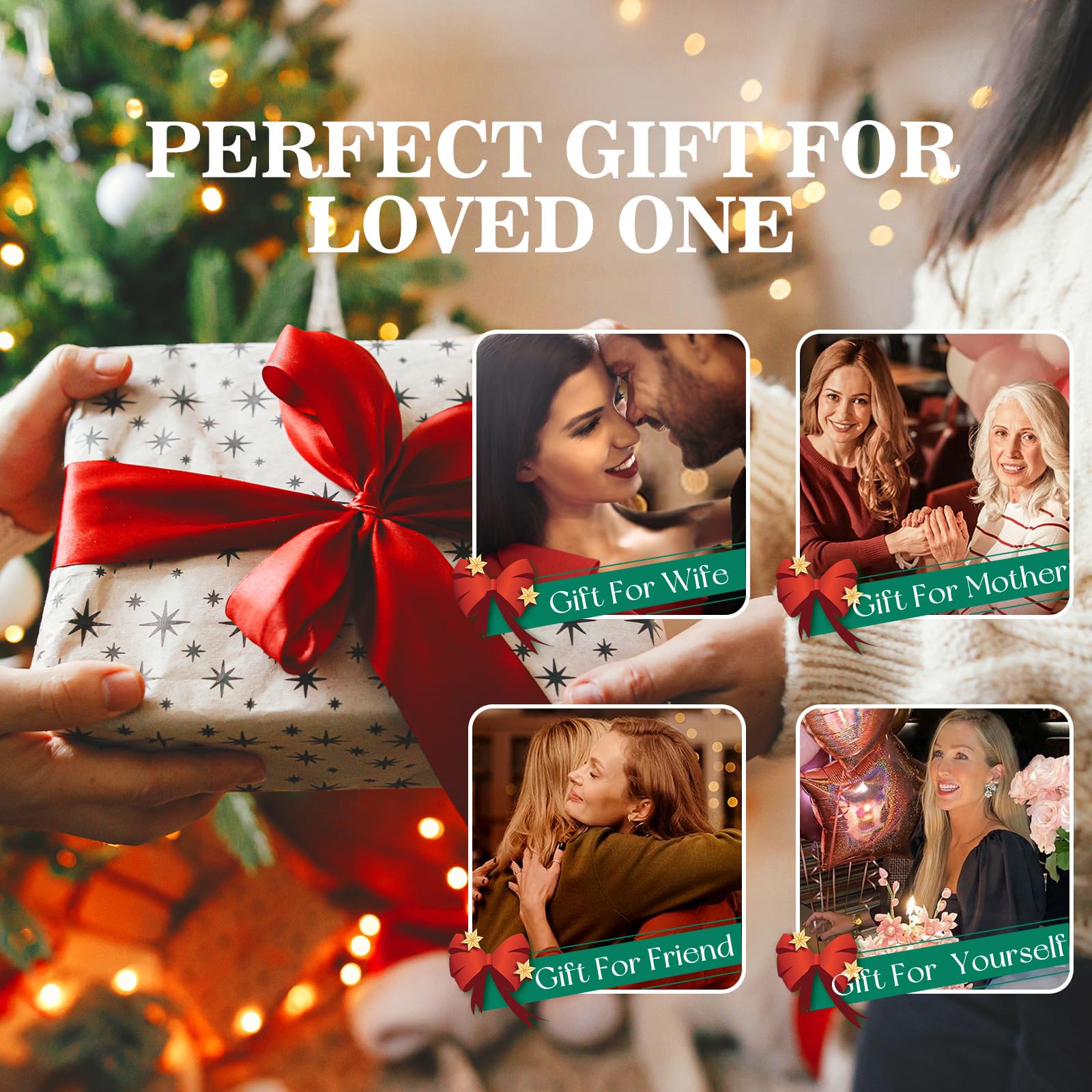 adoyi Initial Necklaces Valentines Day Gifts for Women Hers Dainty 14K Gold Plated Heart Layered Letter A Pendant Necklace Stack Trendy Jewelry Birthday Valentines Day Gifts for Women Jewelry