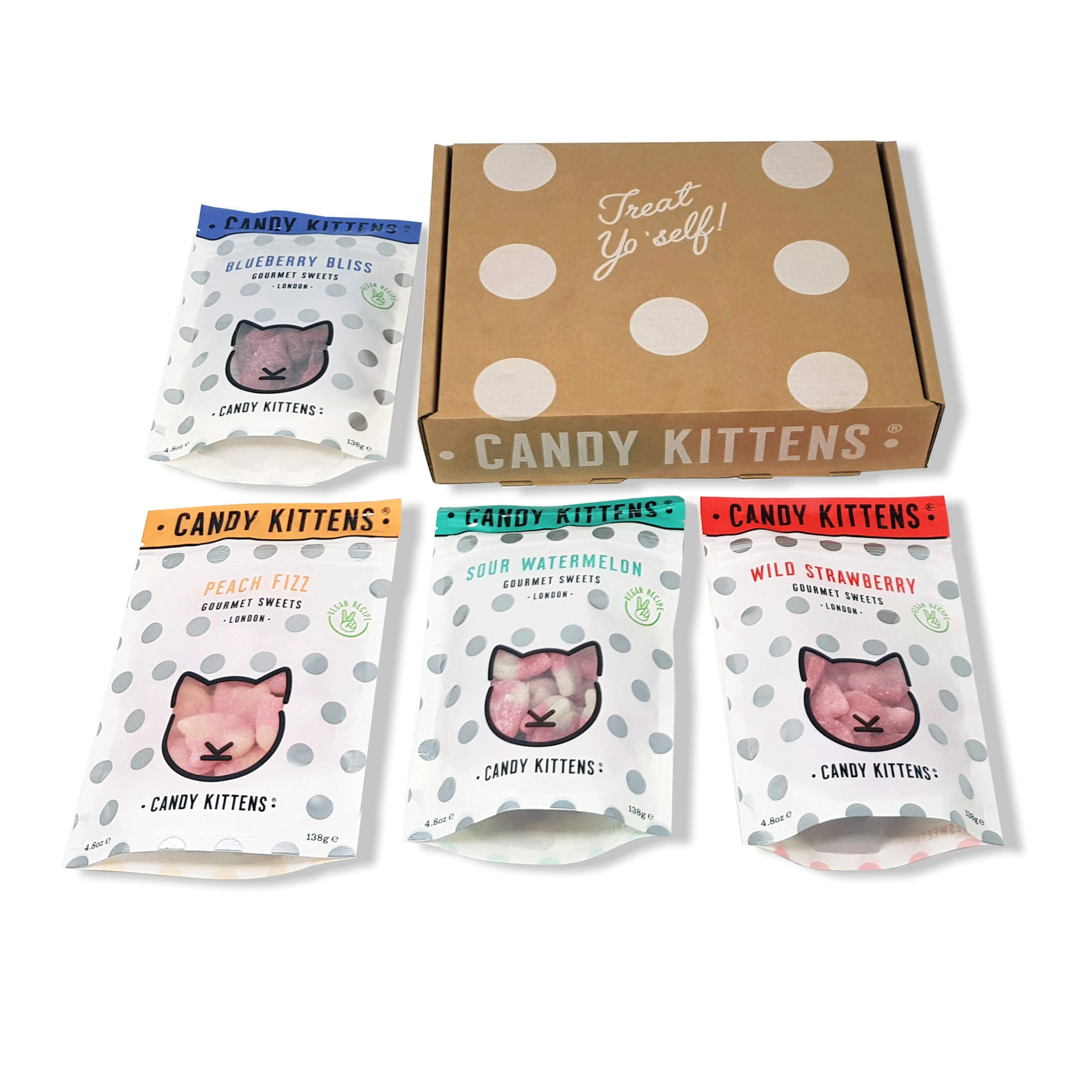 Candy Kittens Vegan Sweets Gift Box GlutenFree Candy Gift Hamper