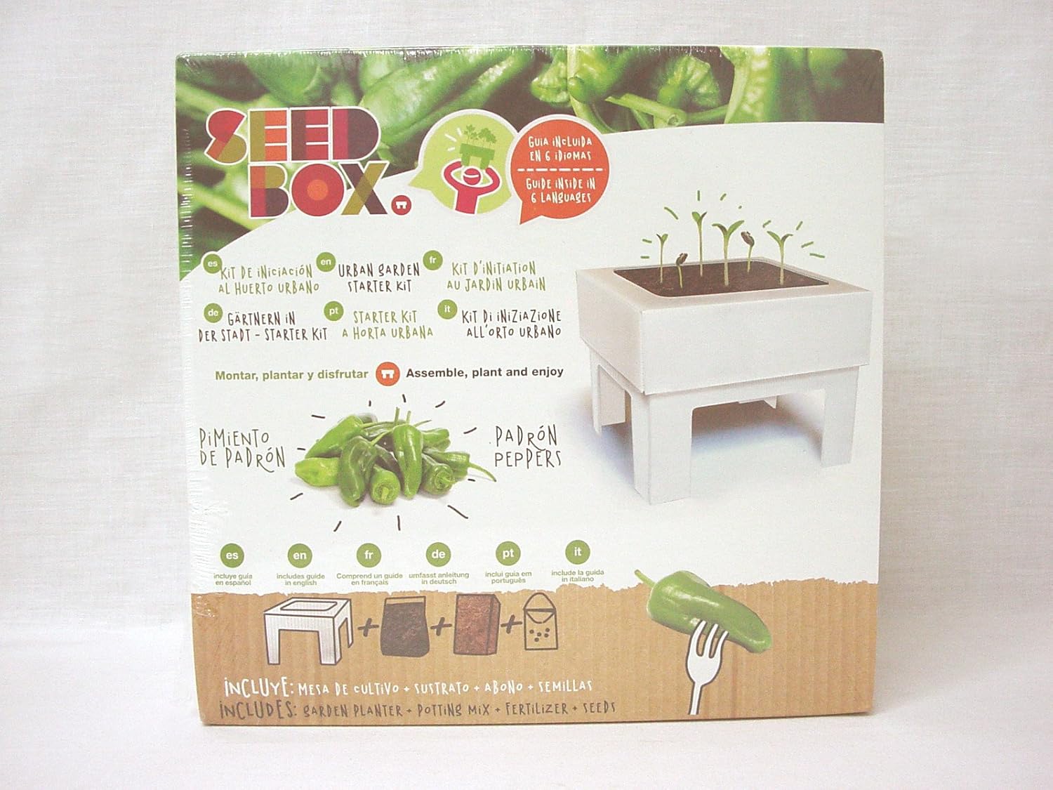 SeedBox SBCUTC - Huerto Urbano de Tomates Cherry: Amazon.es: Jardín