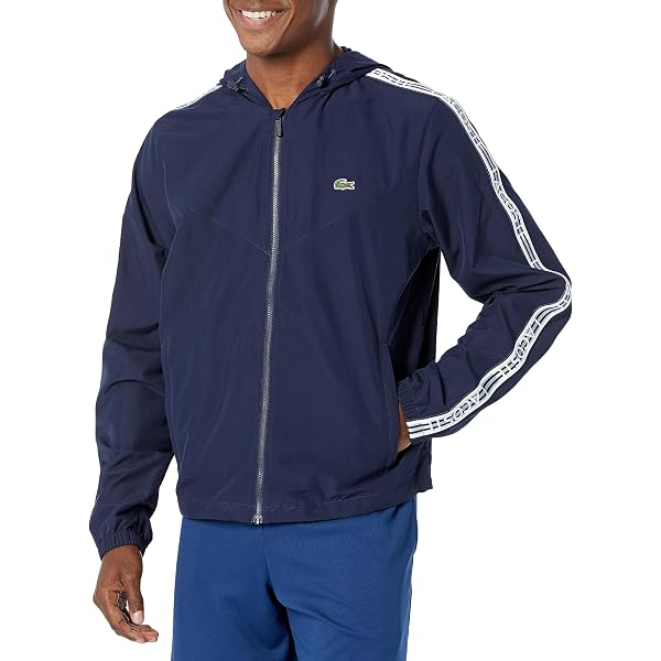 Amazon.com: Lacoste Men's Sport Water-Repellent Sport Track Jacket