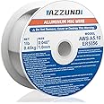 AZZUNO Magnesium Aluminum Mig Welding Wire, ER5356 0.040" Aluminum Mig Wire, 1-LB, 1-PACK