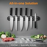 Tysonir Magnetic Knife Holder 15 Inch Wall Strip No Drill Eco-Friendly Plastic view 8