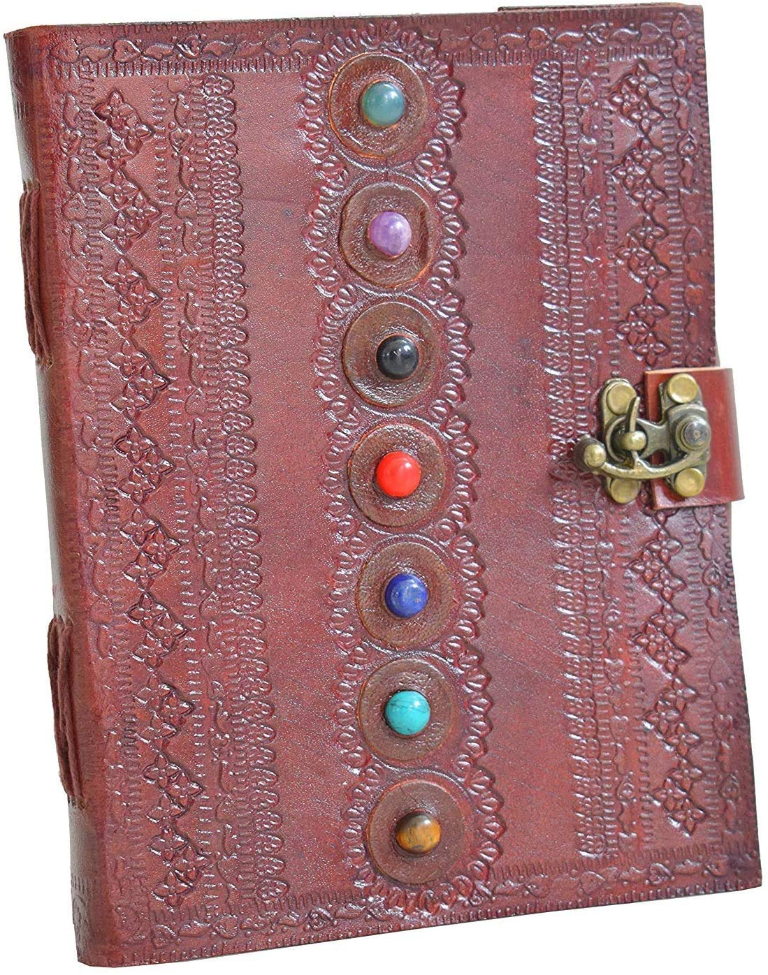 ALASKA EXPORTS Leather Journal Notebook for Men & Women – Vintage Handmade Leather Diary Journal | Unlined Writing Sketchbook | Travel Diary | Old Looking Diaries (Brown)