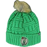 ZHATS NBA Womens NBA Officially Licensed Women's Beanie Faux Fur Pom