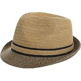 Comhats Oversize XL XXL Mens Summer Straw Fedoras Sun Hats Panama Derby Packable 57-64cm 22.4"-25.2" 7 1/8-8