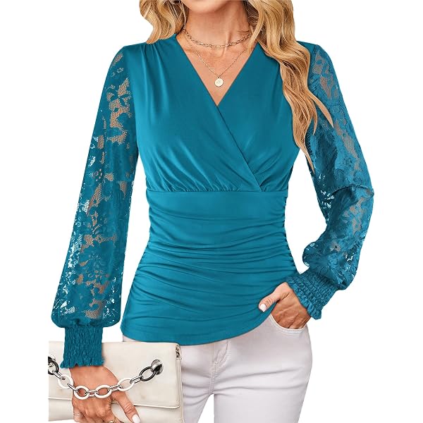 Vintage America Blues Women's Lanie Blouse - 3/4 Sleeve Striped Peasant Top