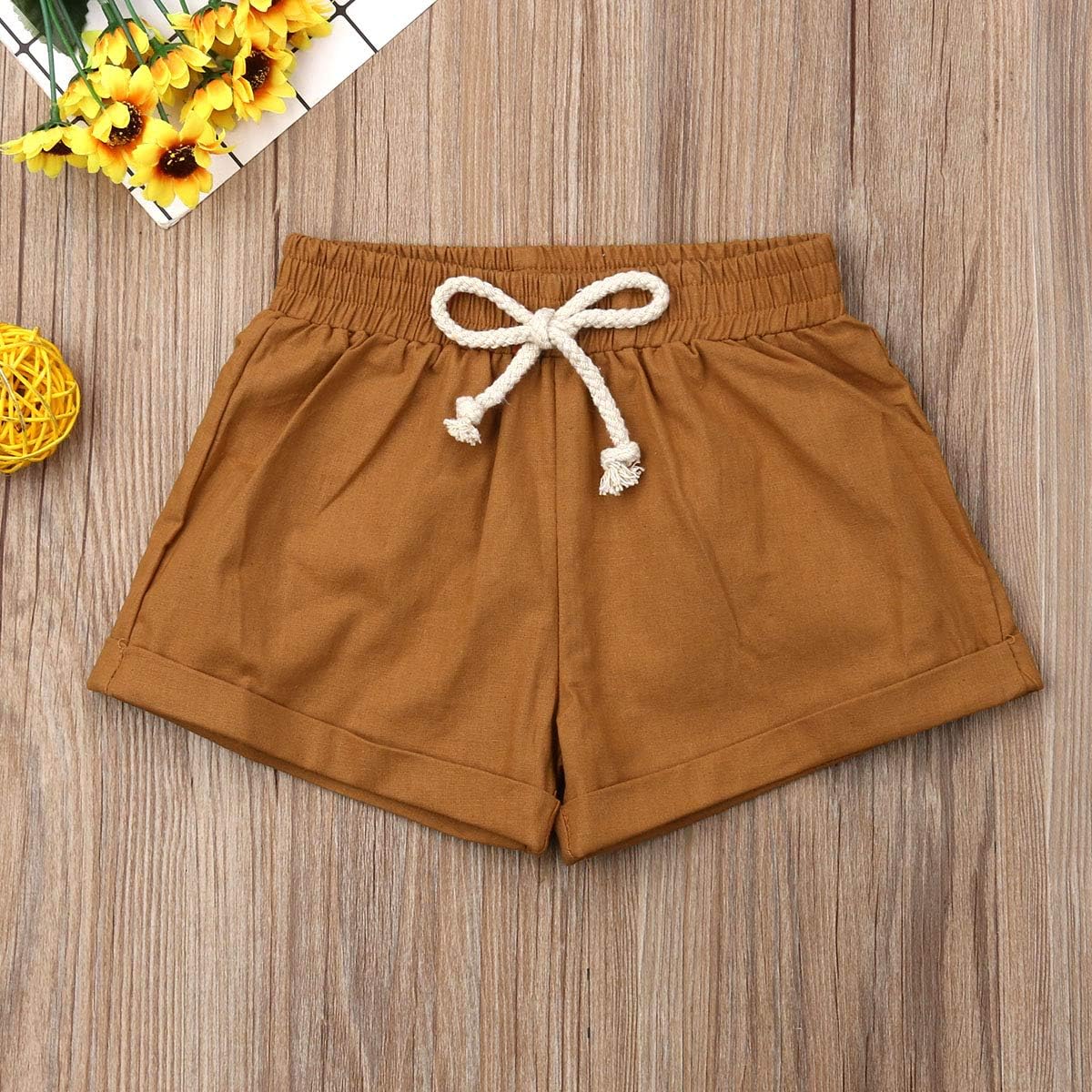 BULINGNA Baby Girl Boy Cotton Drawstring Shorts Harem Pants Joggers Elastic Waist Bottoms Bloomers: Clothing