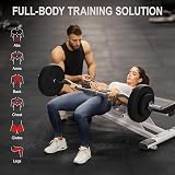 Yaheetech 20KG Barbell Set Adjustable Dumbbell Weight Bar Home Gym view 8