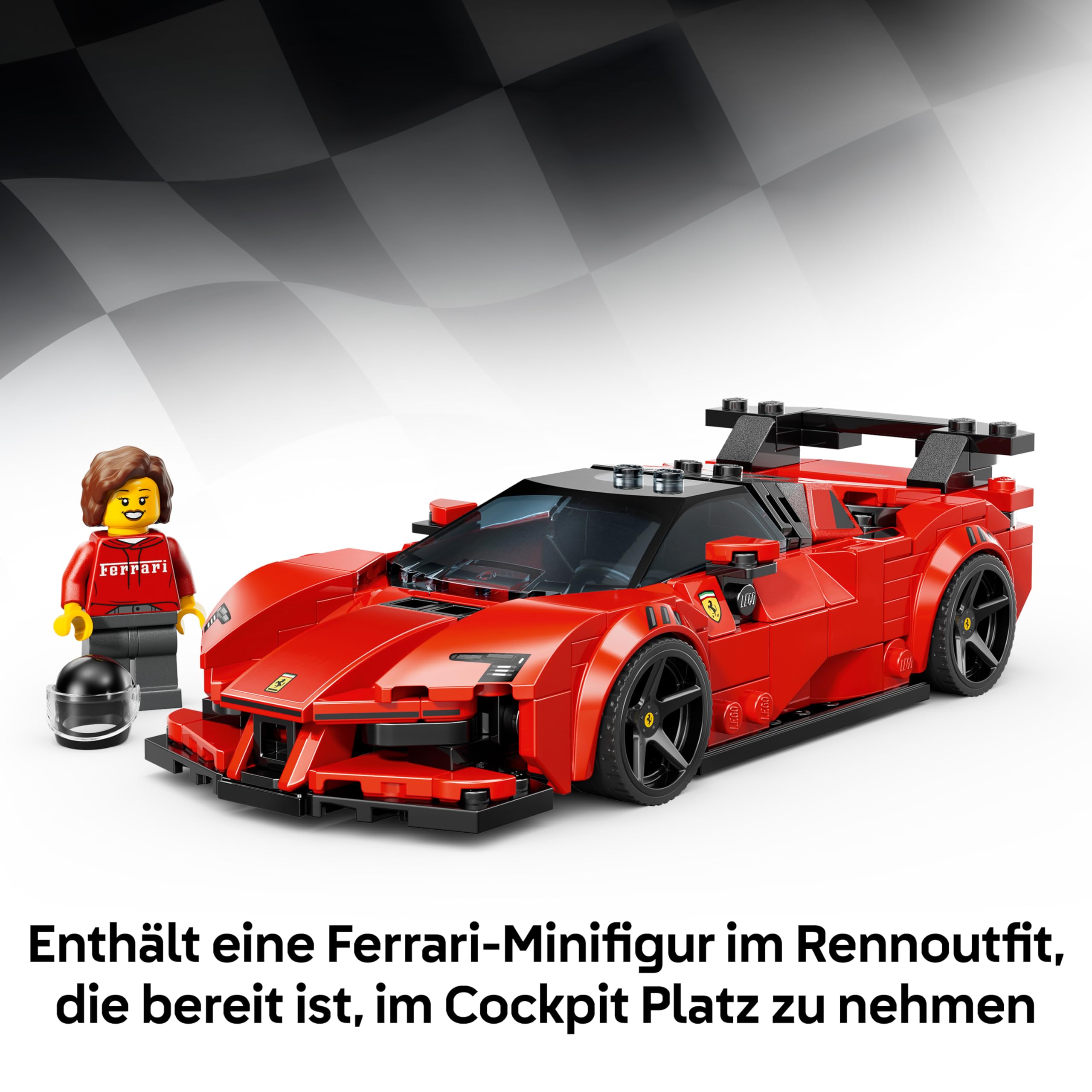 LEGO Speed Champions Ferrari SF90 XX Stradale Sportwagen - Modellbau mit sammelbarer Fahrer Minifigur - Geburtstagsgeschenkidee für Jungen ab 9 Jahren und Motorsportfans - 77254 5