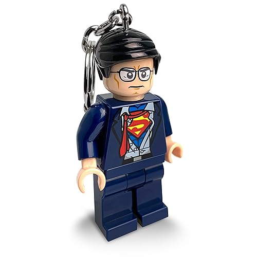 IQ Lego DC Super Heroes Clark Kent LED Keychain Light Inch