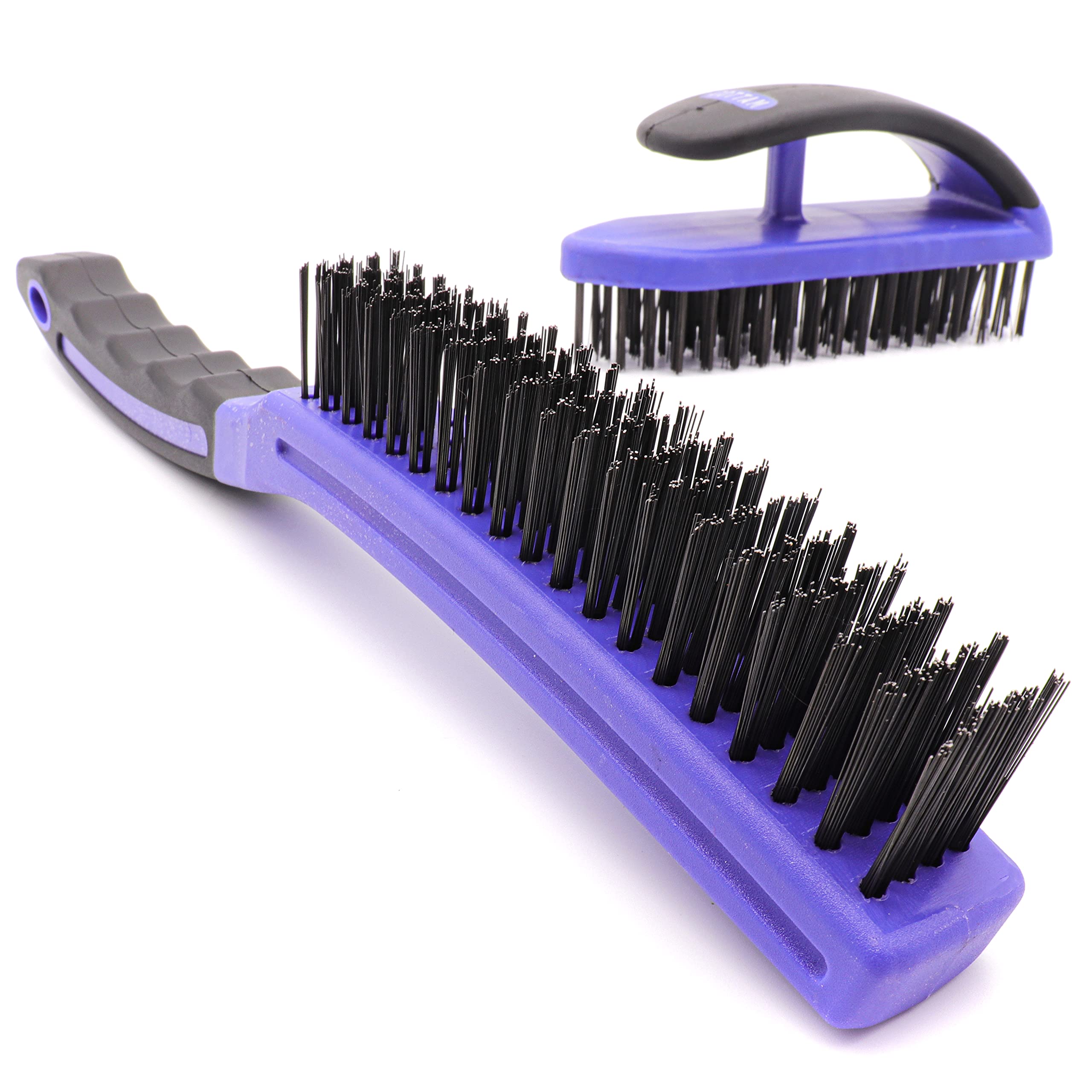 COTTAM Wire Steel Brush Set | Heavy Duty | Wire Brushes for Cleaning | Wire Brushes for Rust Revoval