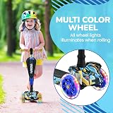 Hurtle 13 Wheel Kids Scooter Stand & Cruise Folding Height Adjustable view 3