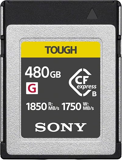 Sony CEB-G TOUGH 480GB SDXC UHS-II V90 300/299MB/s 4K 8K Rugged Memory Card