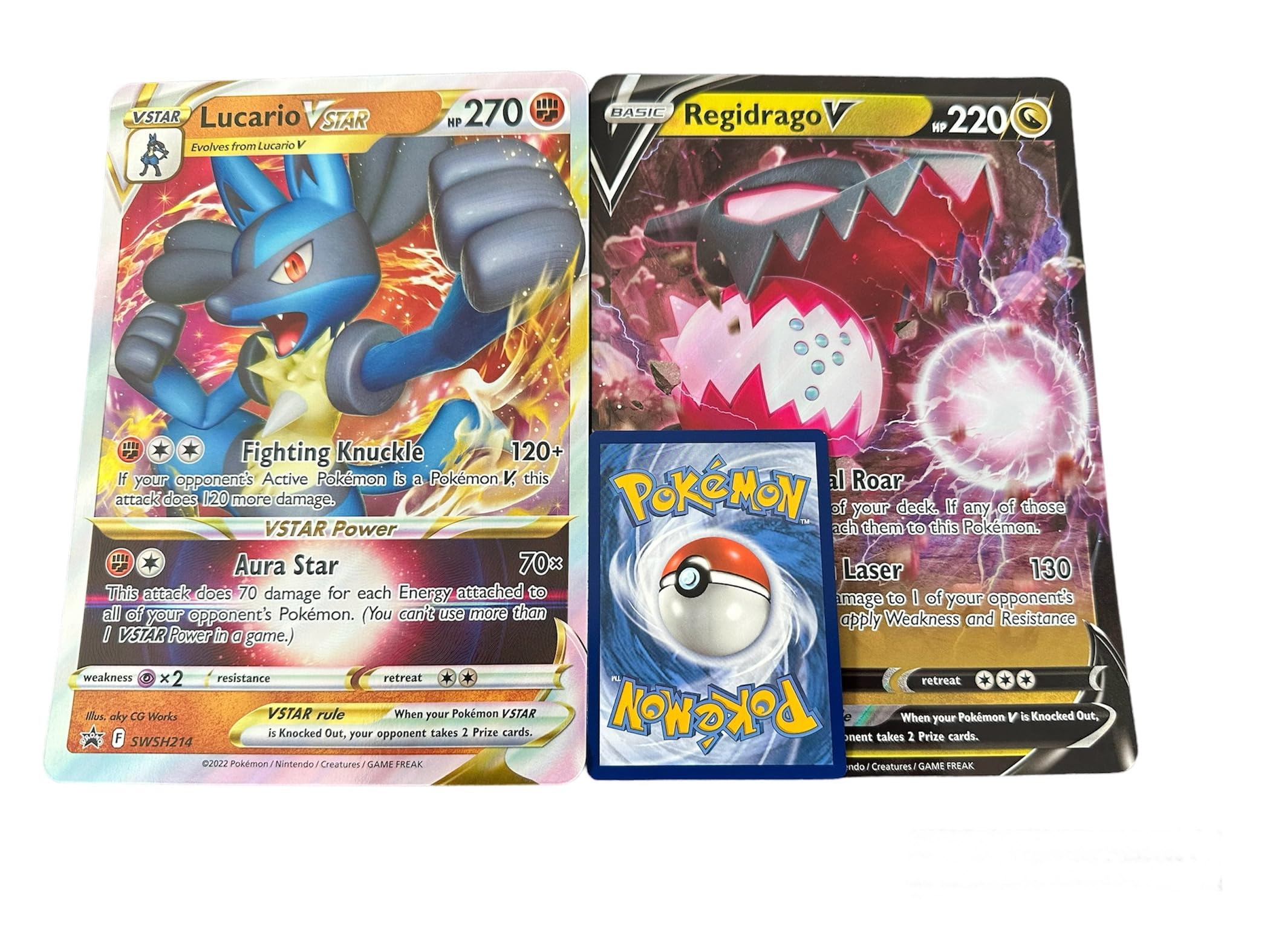 Pokemon 2x Jumbo Cards Assorted Bundle (Oversized Cards).