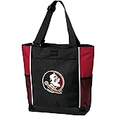 Broad Bay Florida State University Tote Bags Official FSU Game Day Bag for Tailgating, Beach, Pool, or Shopping