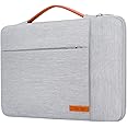 Lacdo 360° Protective Laptop Sleeve Case for 13 inch New MacBook Air M4 A3240 2025, M3 A3113, M2 A2681, M1 A2337 | 13" MacBook Pro M2/M1 A2338 A2251 | 13" iPad Air M3 / iPad Pro M4 Computer Bag, Gray