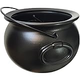 GiftExpress 8" Black Cauldron Kettle, Cauldron Halloween Decor