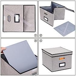 EOOUT File Organizer Box, 1pcs with Lid, Hanging