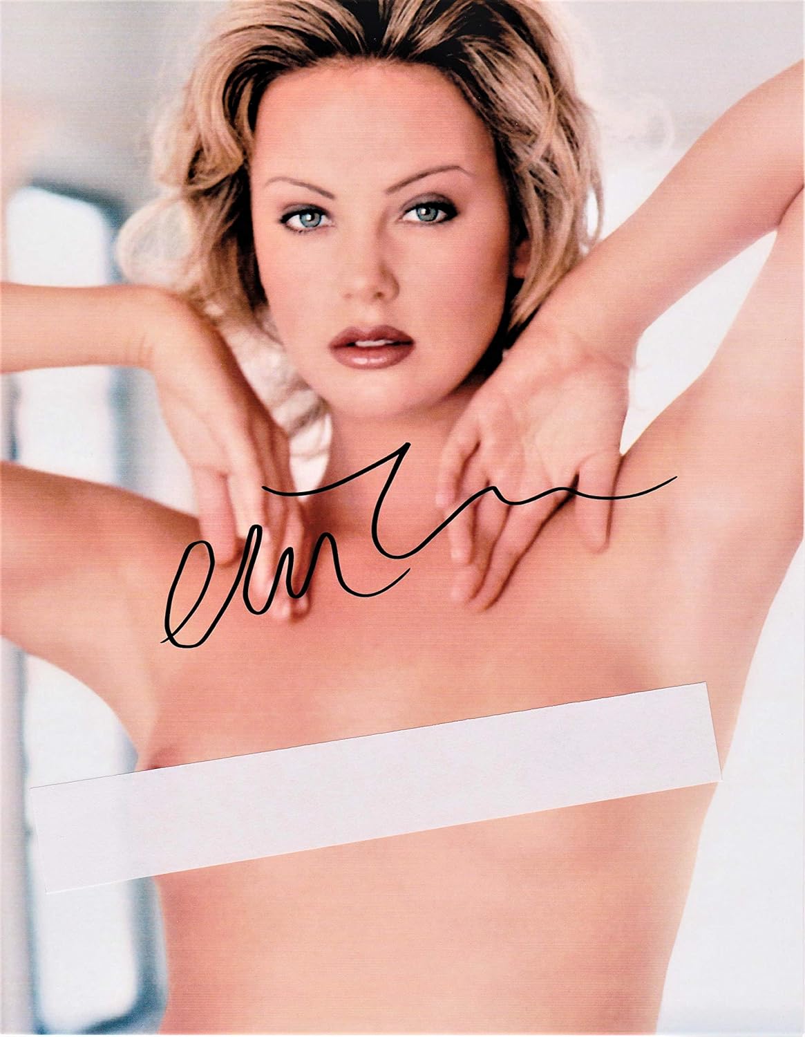 Amazon Com Charlize Theron Nude Autograph On 8 X 10 Glossy