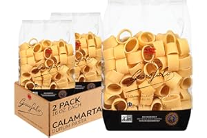 Garofalo - Premium Durum Wheat Semolina Calamarata Pasta, Italian Made, Bronze-Drawn, Al-Dente, One-Ingredient Pasta (2 pack)