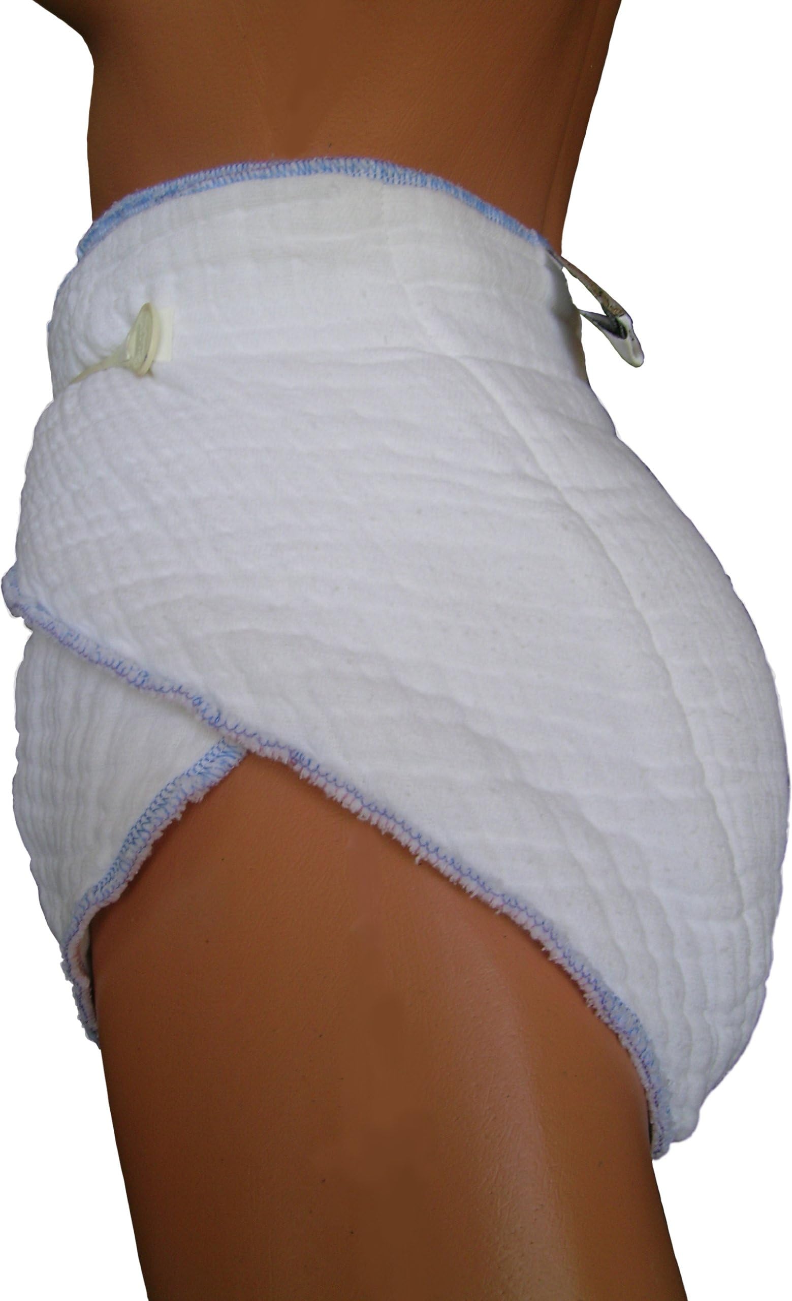 Cotton Birdseye Contour Diaper 4x8x4-2XLarge