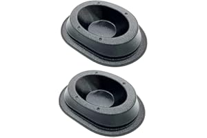 Custom Install Parts W69 Universal Angled Speaker Enclosures Boxes Pods Surface Mount for Install of 6 x 9 Speakers