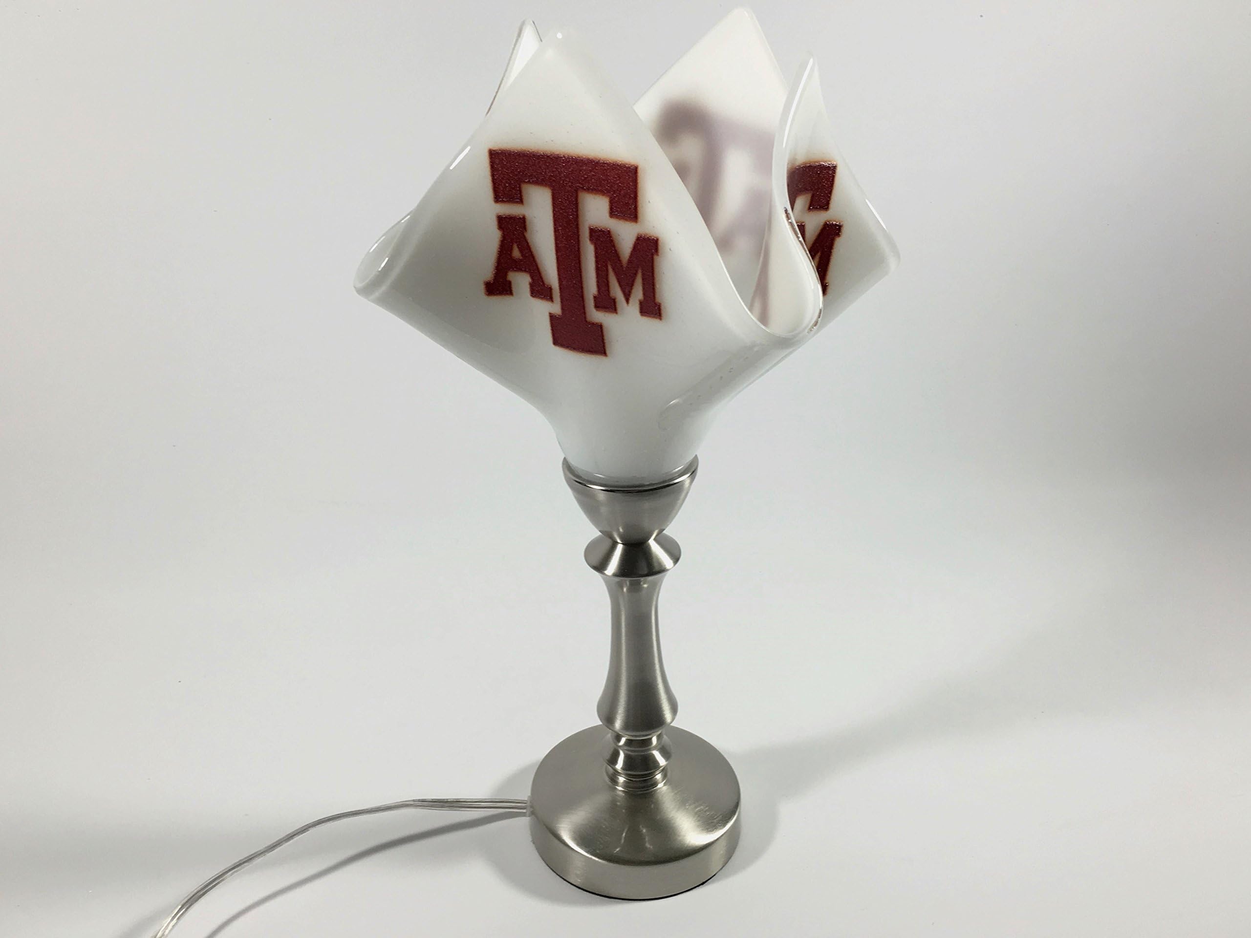 Texas A&M Aggie Desk Lamp Shade - White - Shade Only or Shade and Choose from 2 Base Finishes