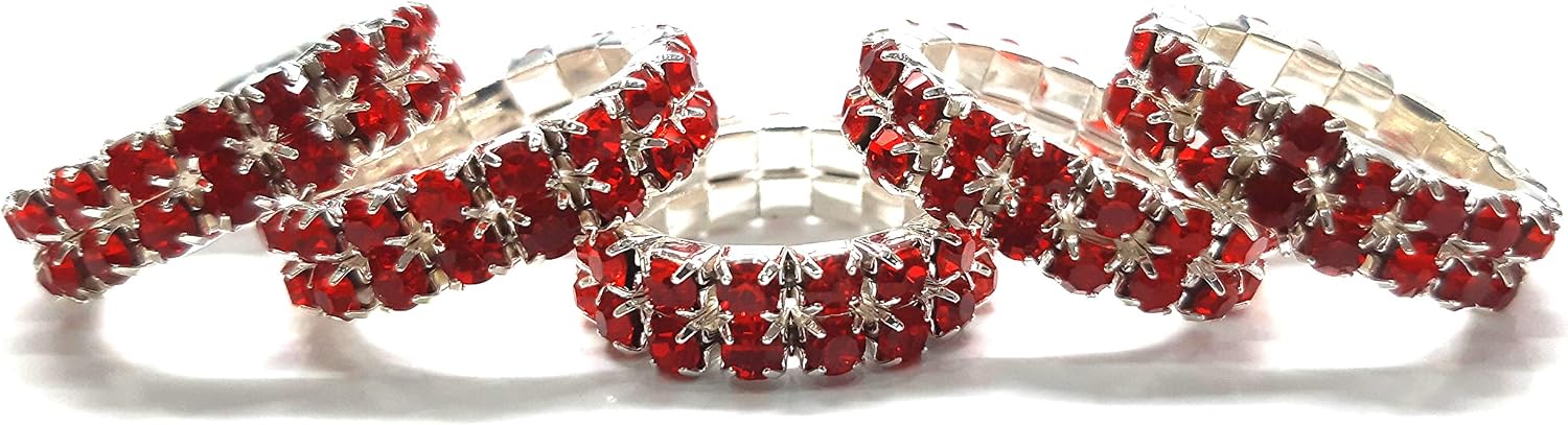 Avon Equine Crystal Horse Mane Bands & Diamante Horse Mane Double Row Plaiting Bands In (Silver, Pack of 12) - Image 5